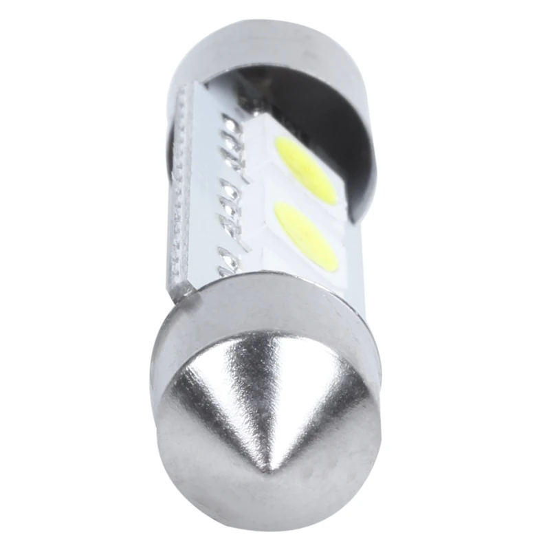 Белые 36 мм автомобильные лампы 5050 SMD 3 LED Festoon e Lights Fuse 12V DC 6 штук | Автомобили и