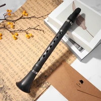 mini flat clarinet pocket bb b flat with bag abs material woodwind music instrument for beginners lover practice