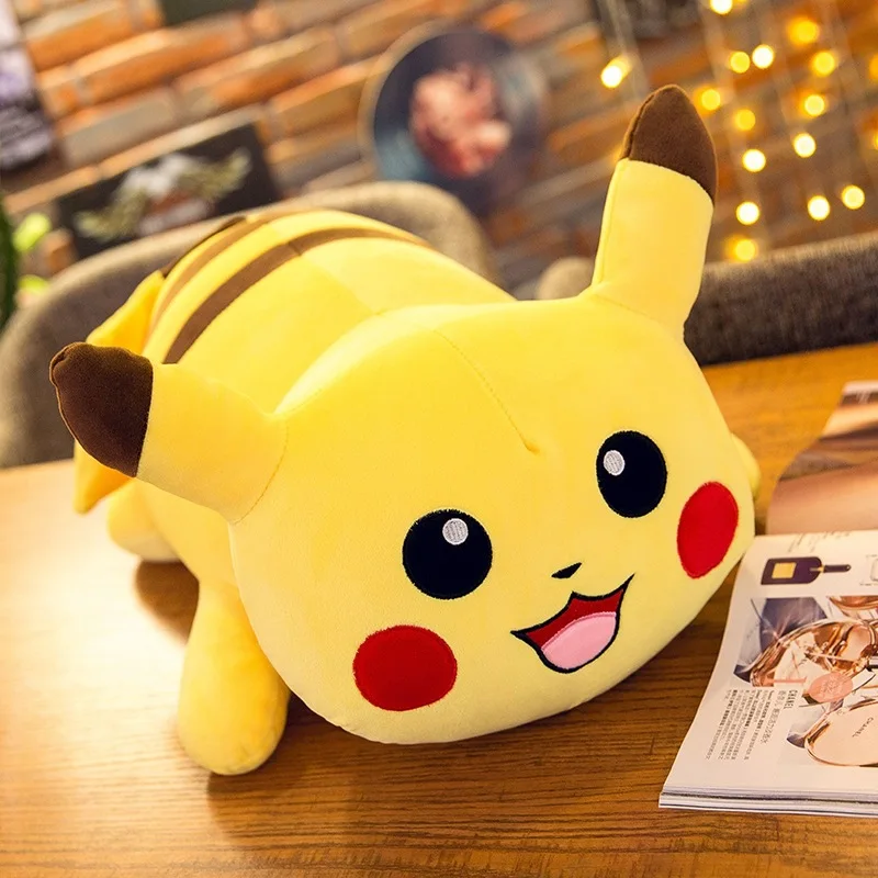 

Pokemon Pikachu Plush Kawaii Anime Doll Large Pillow Backrest PP Cotton Toys Christmas Event Gift 40-85cm