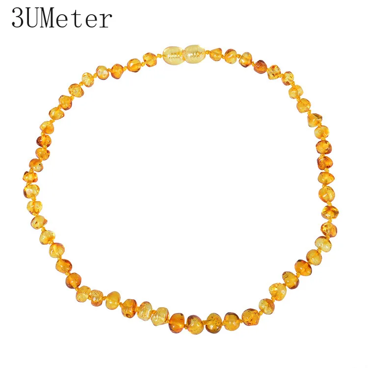 Яркая луна трансграничной продажи Натуральные балтийские Янтарное ожерелье для