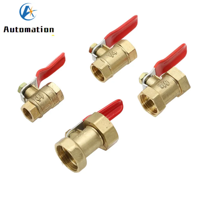 Пневматический 1/4 'Ɖ/8'' 1/2 ''BSP Женский резьбовой мини шаровой клапан