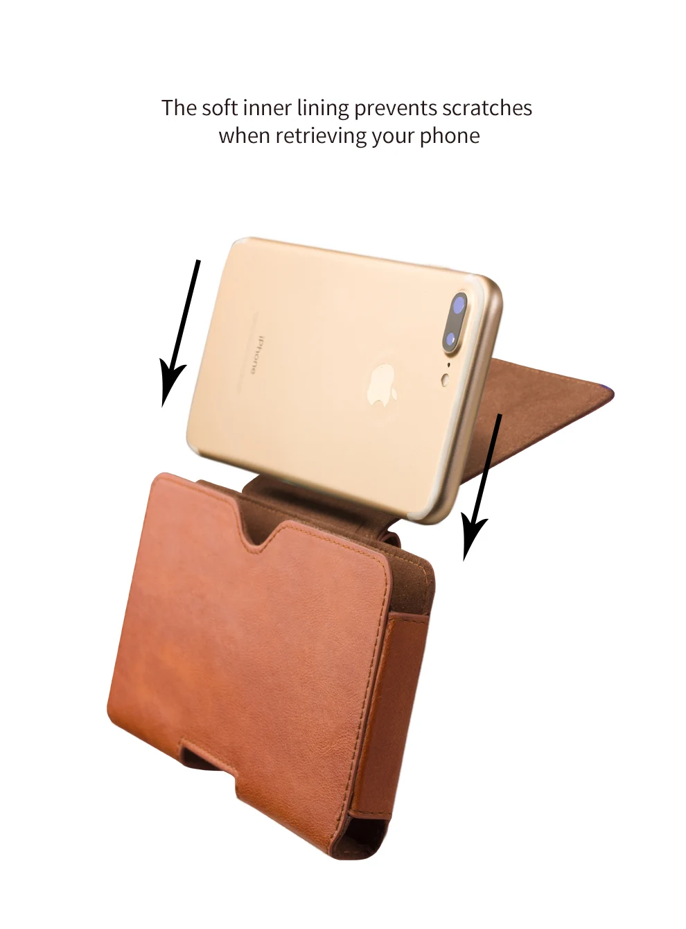Чехол для телефона из натуральной кожи для iPhone 11 Pro Max XS Max XR X бизнес поясные сумки кобура Зажим для ремня чехол Qialino бренд