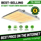 Светодиодсветильник фитолампа полного спектра Mars Hydro TS, 3000 Вт, с регулируемой яркостью