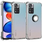 металлический чехол для Xiaomi Redmi Note редми ноут Pro, ультра силиконовый прозрачный бампер, чехол на Redmi Note 11 10 9 8 Pro Case Redmi Not 11 Pro чехлы редми ноут 9 10 11 про