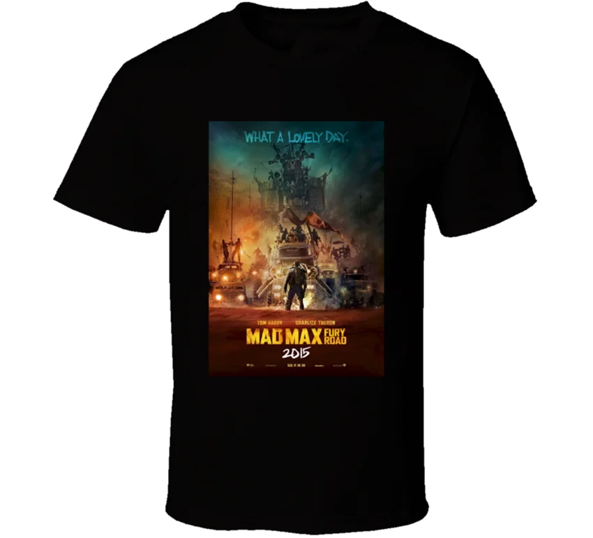 Новая мужская Классическая футболка Mad Max Дорога ярости размер одежды S 2Xl