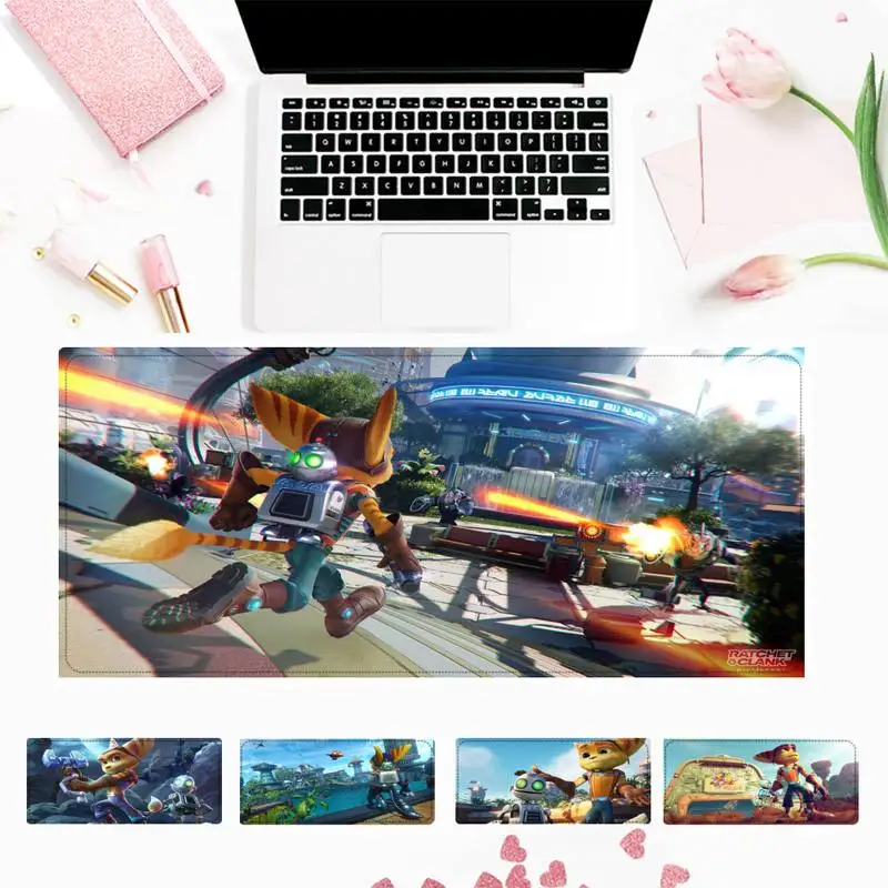 

Large XXL Ratchet Clank Clank Gaming Mouse Pad Gaming MousePad Large Big Mouse Mat Desktop Mat Computer Mouse pad For Overwatch