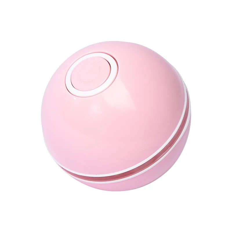 

The New Smart Cat Interactive Toy Ball Colorful LED With Catnip Bells And Feather Funny Cat Ball USB Rechargeable Cat Toy