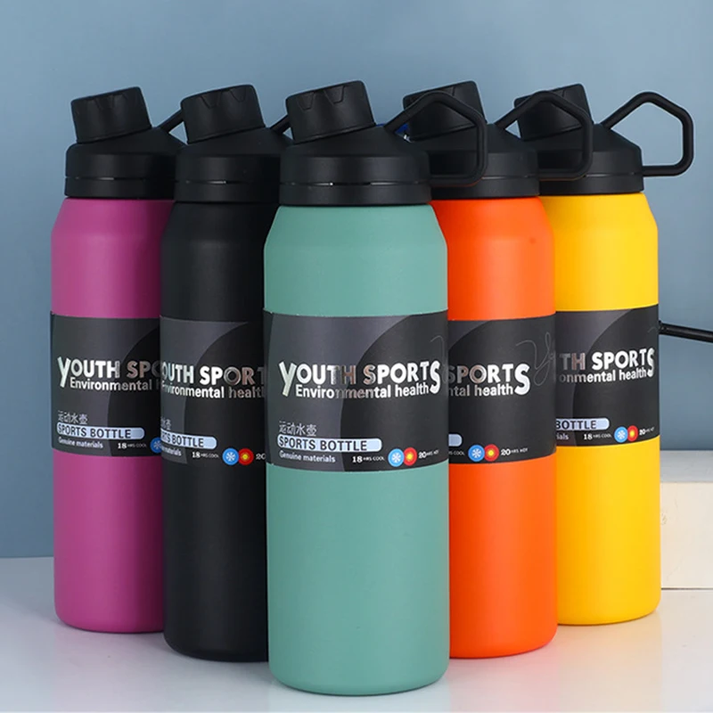 1000 мл 800 300 портативная двойная Термокружка из нержавеющей стали термос для кофе и