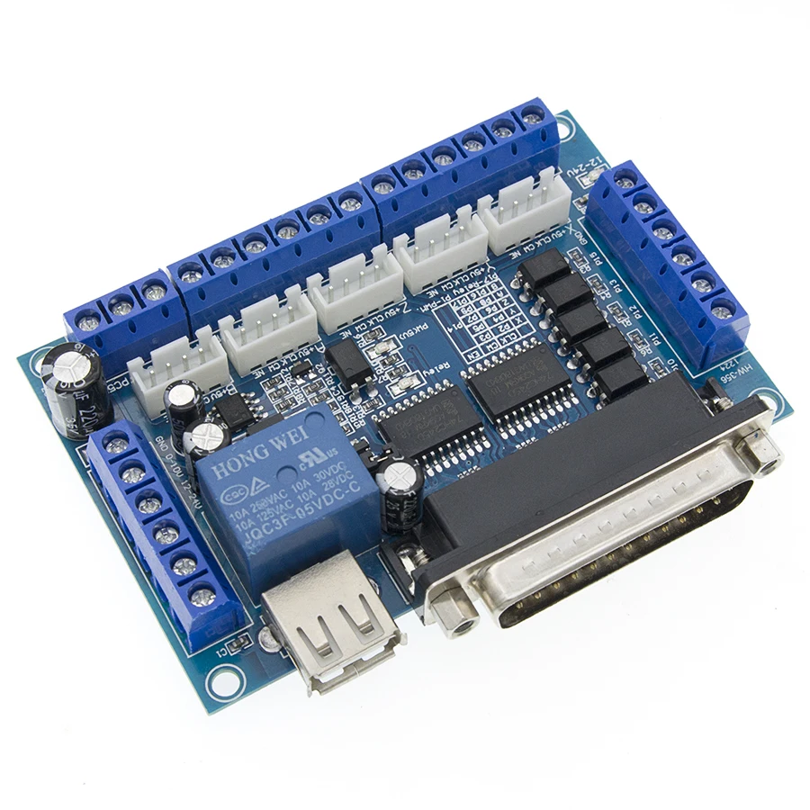 5 осевая печатная плата с ЧПУ оптическим соединителем для шагового двигателя