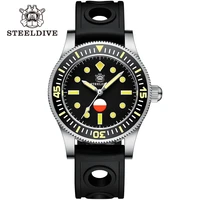 steeldive watch sd1952t mechanical watch japan nh35 movement ceramic bezel mens diver watches luminous