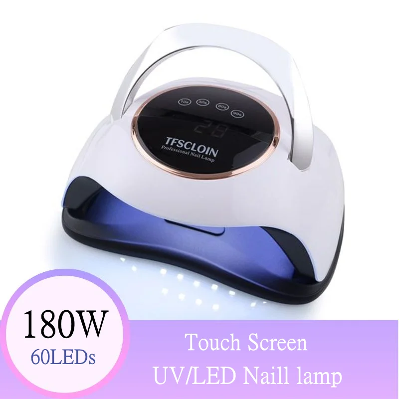 

Professional 180W Touch Screen Nail Dryer Machine 60 LEDS UV LED Lamp Salon Home Use Nail UV Gel Varnish Dryer Lamp Nail Tools