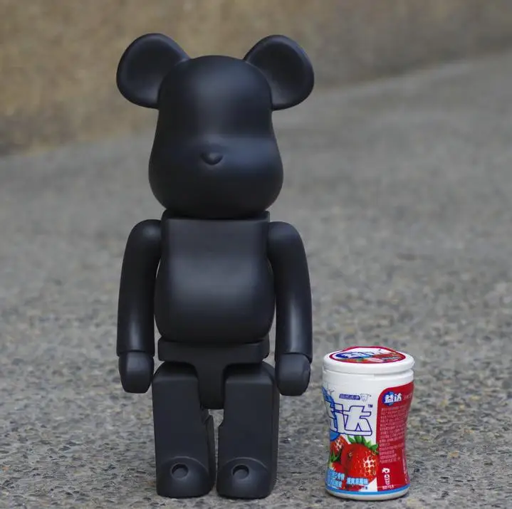28 см 400% Bearbrick фигурки блок Медведь ПВХ модель куклы детские игрушки подарки на