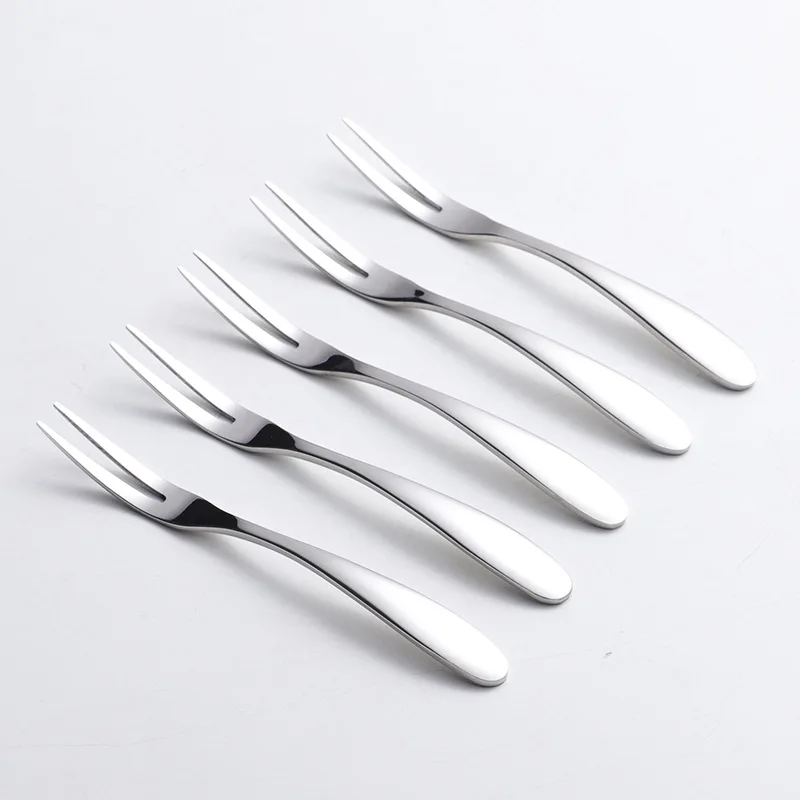 304/410 нержавеющая сталь фруктовая вилка десертные вилки для торта Милая Мини