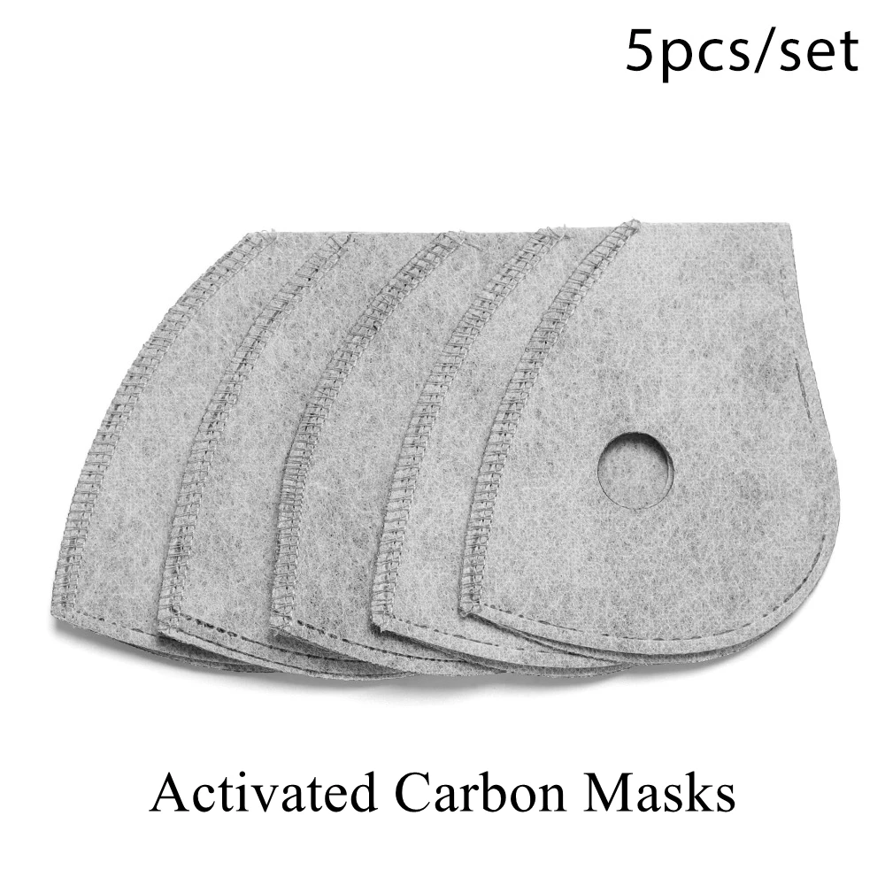 5 шт. слоев PM2.5 очиститель воздуха с активированным углем пылезащитная маска