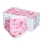 1050 шт., одноразовые трехслойные маски для лица с принтом клубники