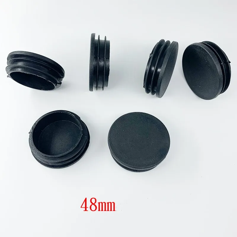 

10 Pcs/Lot 48mm Round Pipe Plug, Foot Plastic Pe