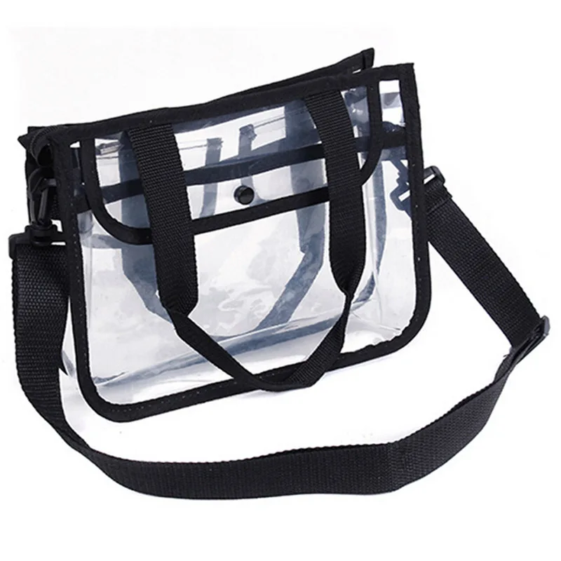 Прозрачная ПВХ водонепроницаемая большая косметичка Женская сумочка красивый