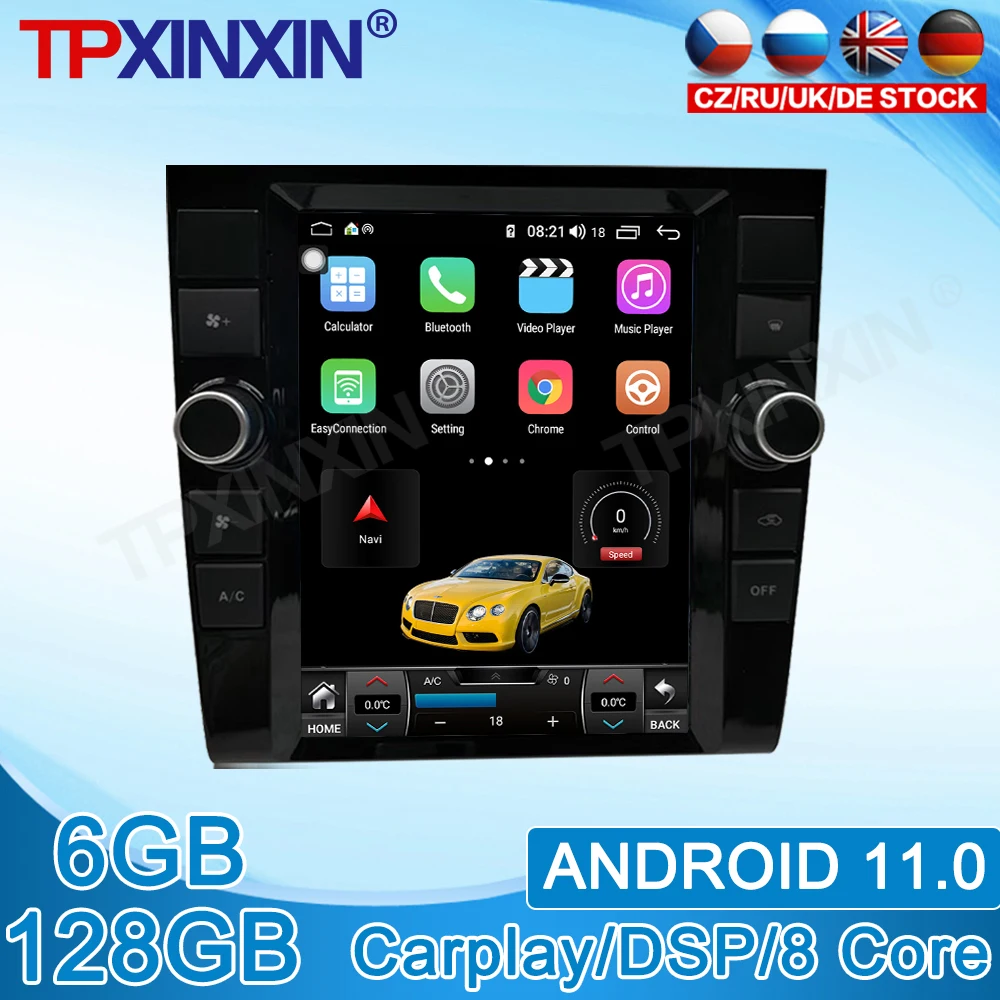 

Android 11 DSP Carplay For Audi A4 2004 2005 2006 2007 2008 Car Multimedia Player Auto Radio Tape Recorder Video GPS Navigation