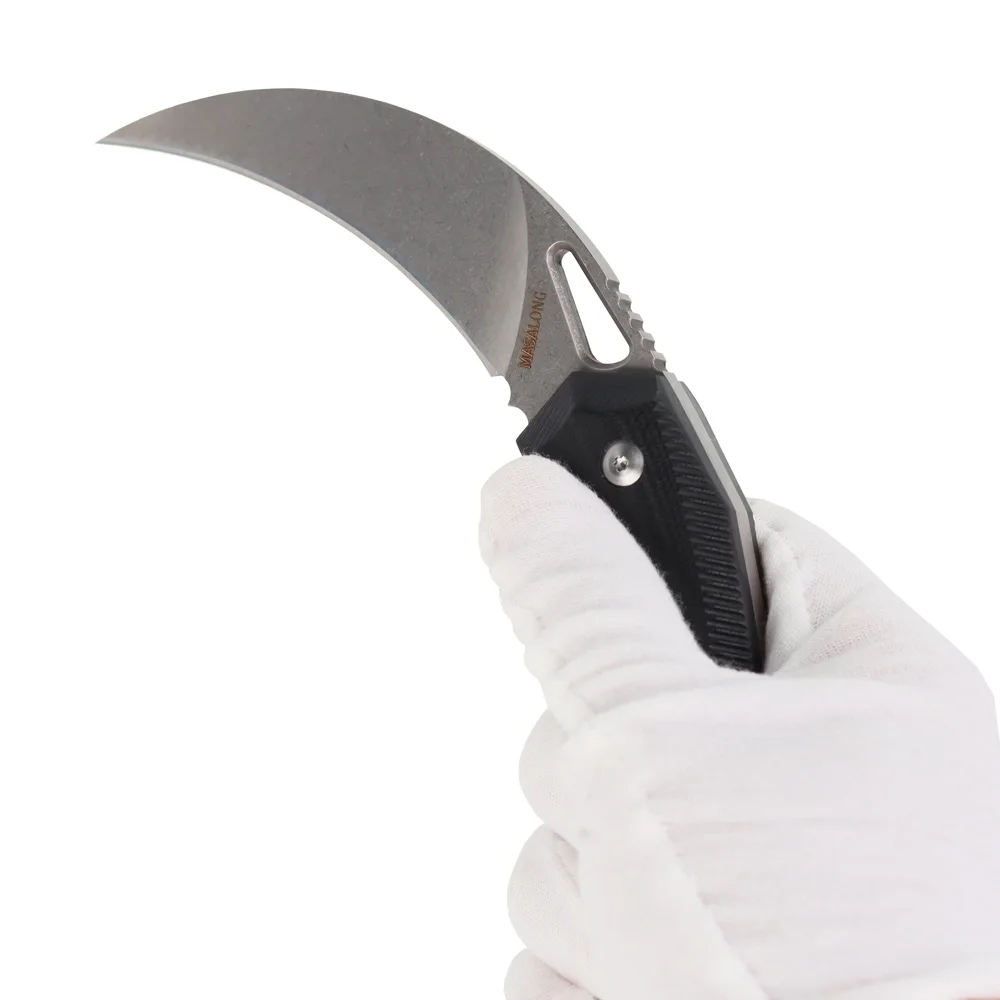 MASALONG kni219 тактический боевой керамбит нож для выживания охоты фиксированное