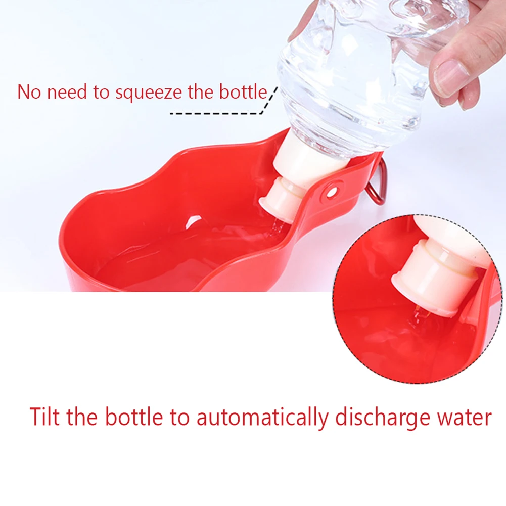 

250/500ml Foldable Plastic Pet Dog Water Bottle For Dogs Cats Travel Puppy Drinking Bowl Cup Outdoor Pets Water Feeder Dispenser