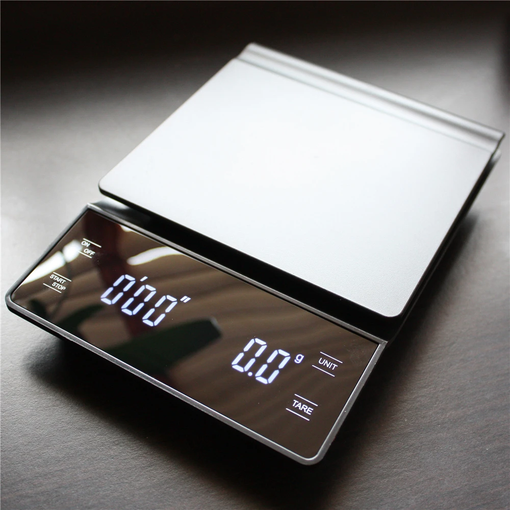 

Электронные кухонные весы с таймером, умные цифровые весы для кофе, бытовые пищевые весы, точные весы, весы 3 кг/0,1 г