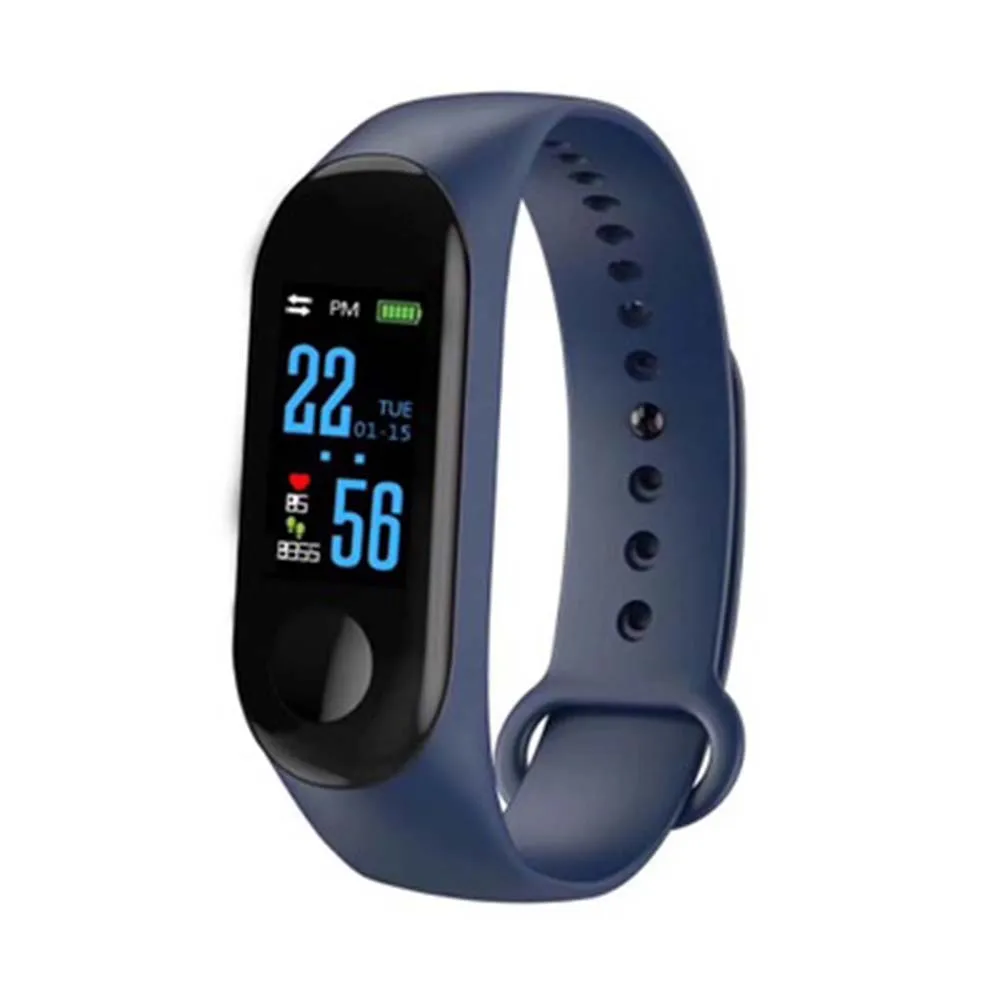 

New M3 Smart Band Bracelet Color Screen Fitness Tracker Heart Rate Blood Pressure Health Waterproof Smart Sport Watch Wristband