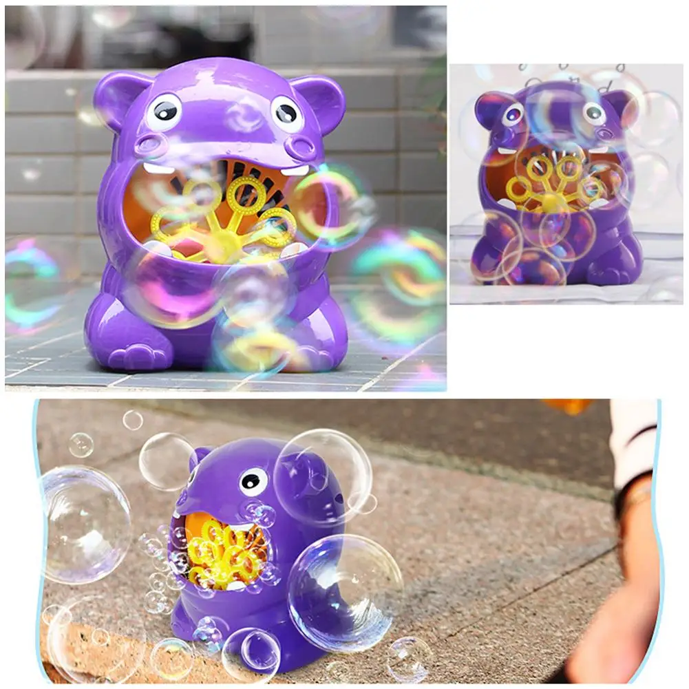 Автоматическая электрическая пузырьковая машина для бегемота Забавный