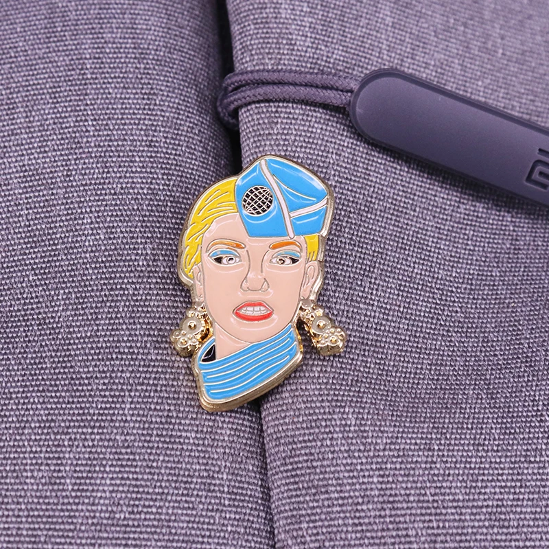 Бритни брошь &quotМузыкальный знак&quot модная стюардесса униформа брошь|Броши| |