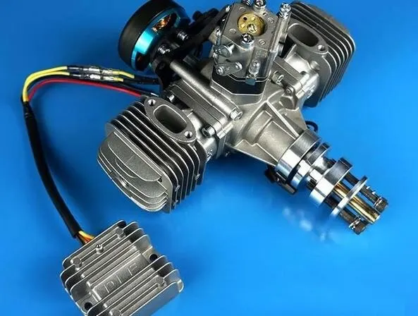DLE 60CC двойной UAV двигатель с 14V 80 W/180 W Электрогенератор системы