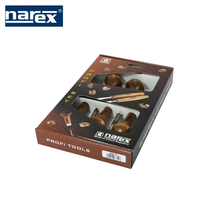 Set of 5 incisors with round handle Narex instruments tools accessories details parts kits | Инструменты