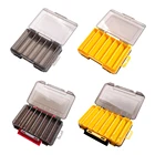 Портативная коробка для рыболовных приманок, двухсторонний органайзер для крючков для приманок, коробки для рыболовных снастей, рыболовное снаряжение, аксессуары