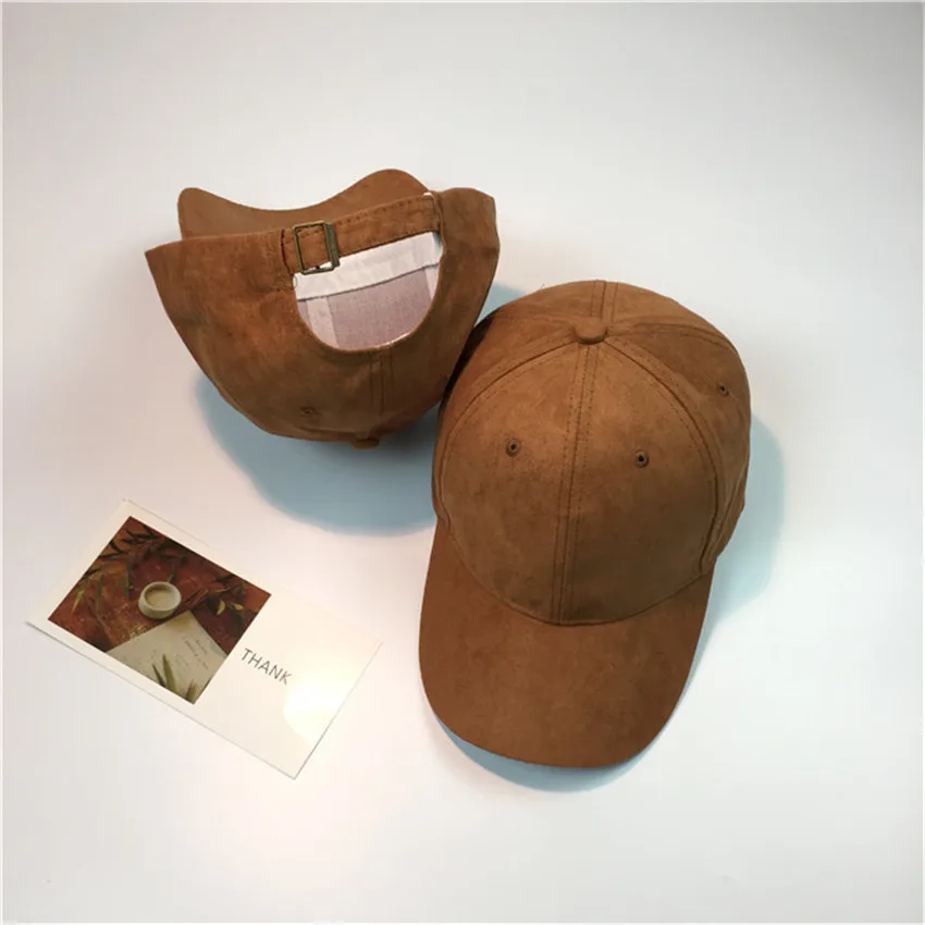 

Unisex Soft Suede Baseball Cap Women Men Casual Outdoor Sports Hat Korean Fashion Bone Snapback Adjustable Breathable Dad Hats