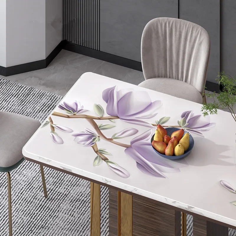 Скатерть из ПВХ с 3D принтом водонепроницаемый коврик для стола маслостойкая