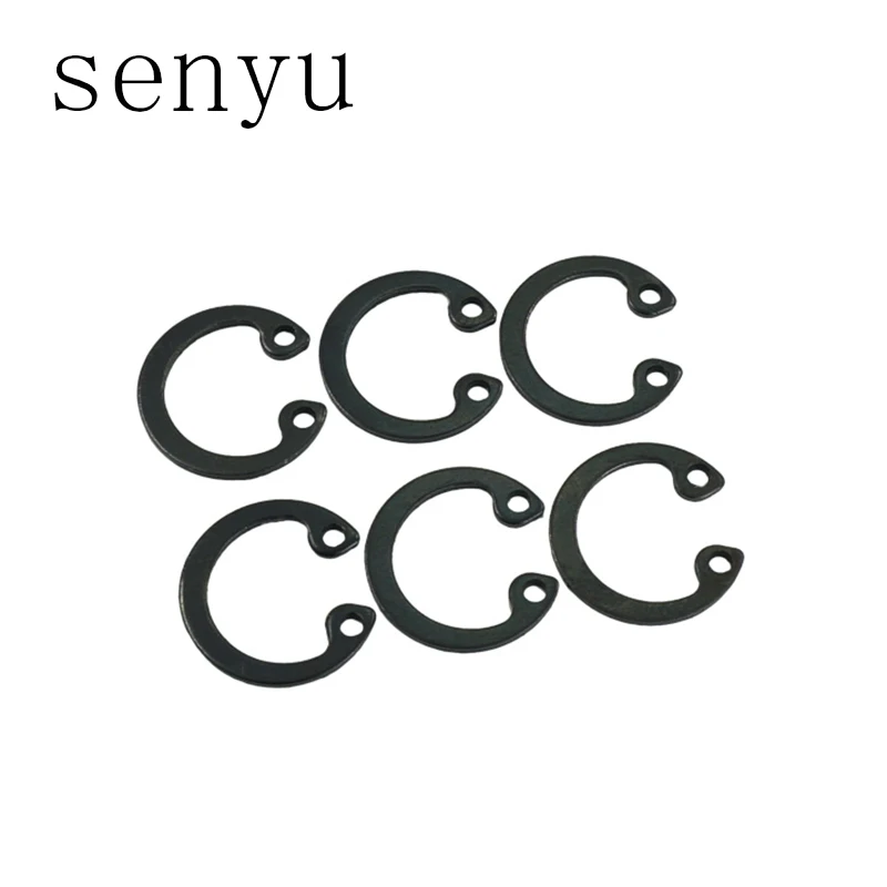 LUCHANG Circlips for A hole Manganese Steel Hole Retaining Ring Bearing retainer Metal Internal Circlip Snap Black Assortme |