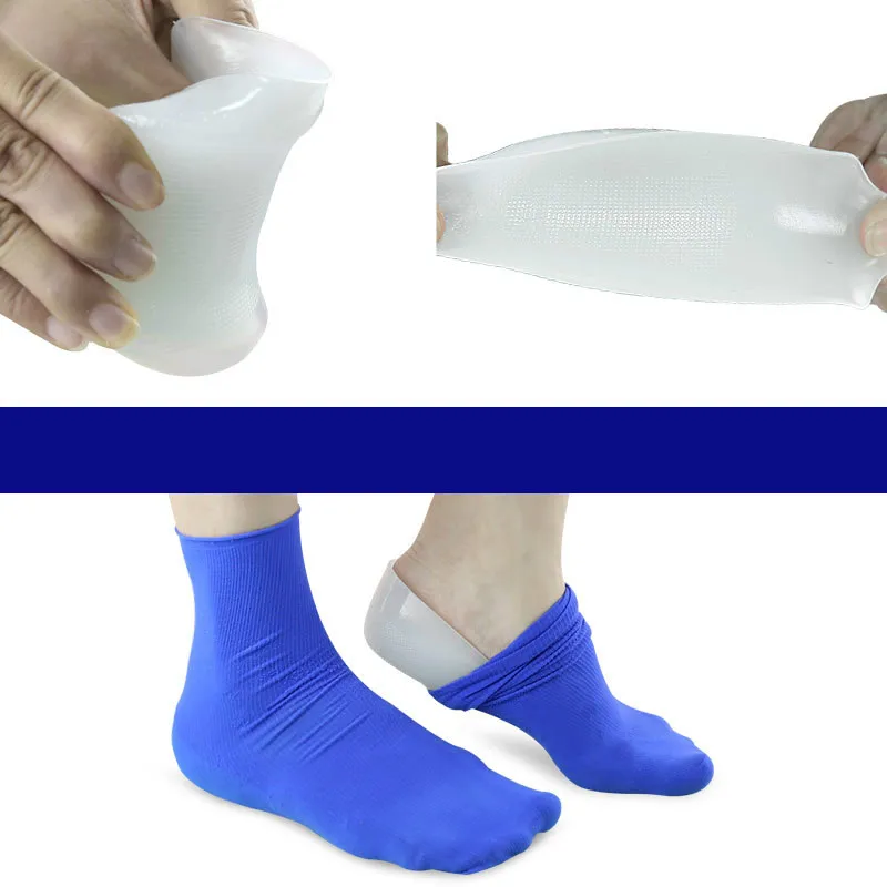 Стельки для увеличения роста обуви мужчин и женщин гелевые вставки из силикона