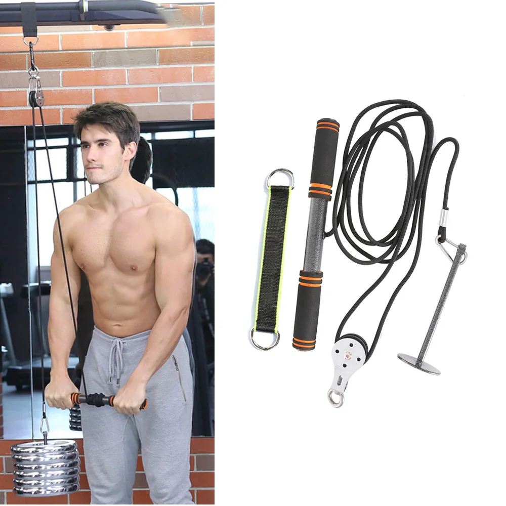 Фитнес рука бицепс Трицепс бластер сильная мощная палка Тяговая Веревка Защита