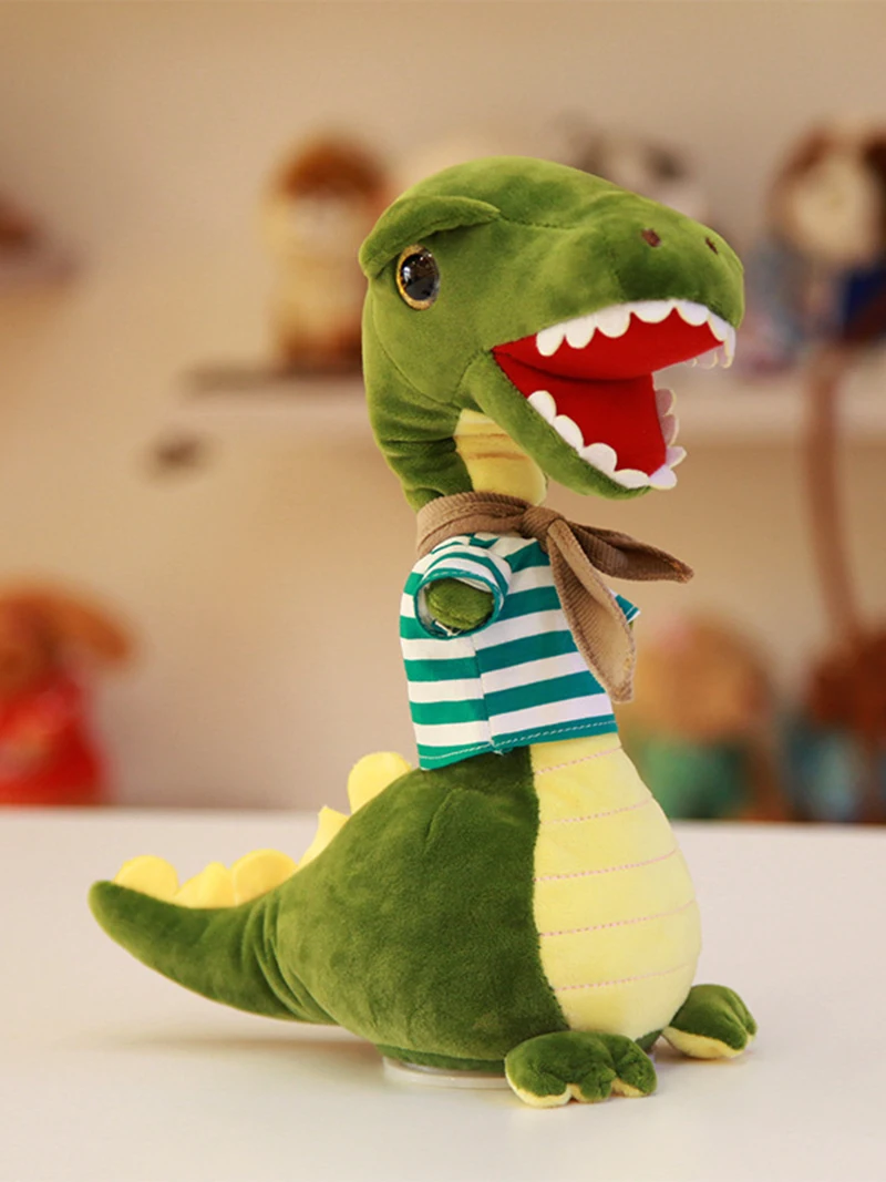 

Electric Dancing Talking Dinosaur Toy Dinosaurs Toys Speak Animal Plush Stuffed Soft Dolls For Kids Birthdays Gifts