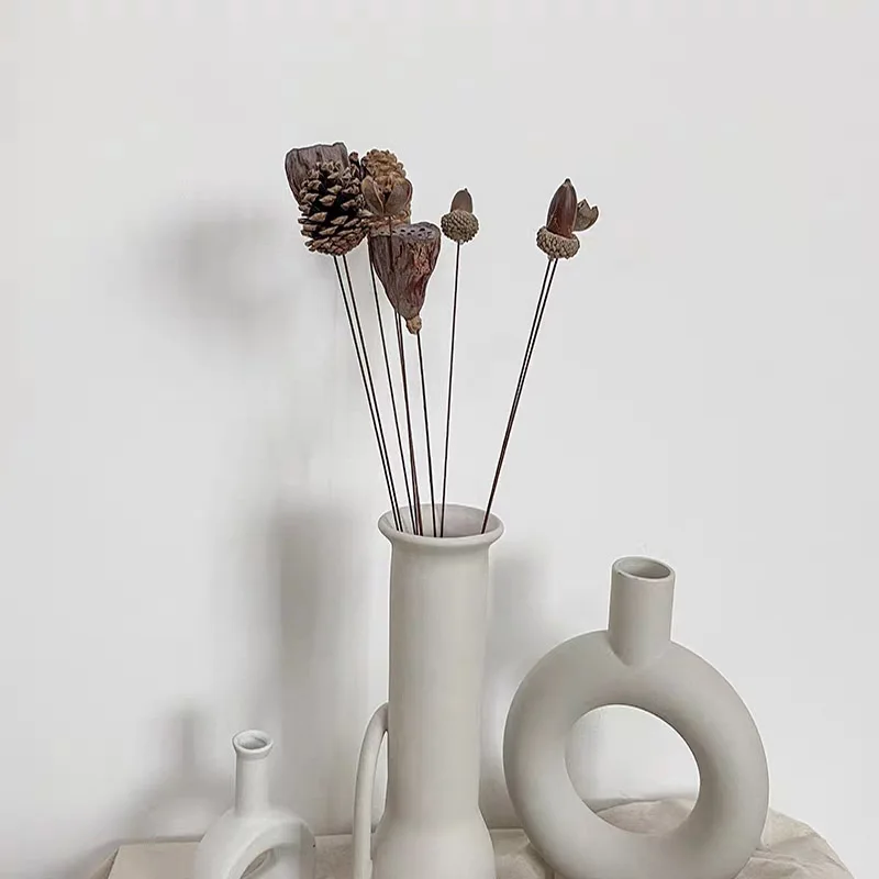 

Dried Flowers Natural Pine Cone Lotus Acorn Handmade Decorative Flores Secas for Home Decoration New Year Wedding Accessories
