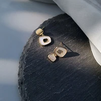 yaologe temperament french vintage elegant geometric earrings womens 2020 new trendy irregular stud earrings jewelry accessories