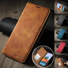 Кожаный чехол для Xiaomi Poco X3 NFC M3 F3 10T Pro Lite, флип-чехол для Redmi Note 10, 9, 9s, 9A, 9C, 8, 7, Ультратонкий чехол с отделением для карт