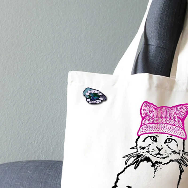 Я буду держать на все что вам нравится Шпилька для лацкана голубей забавное