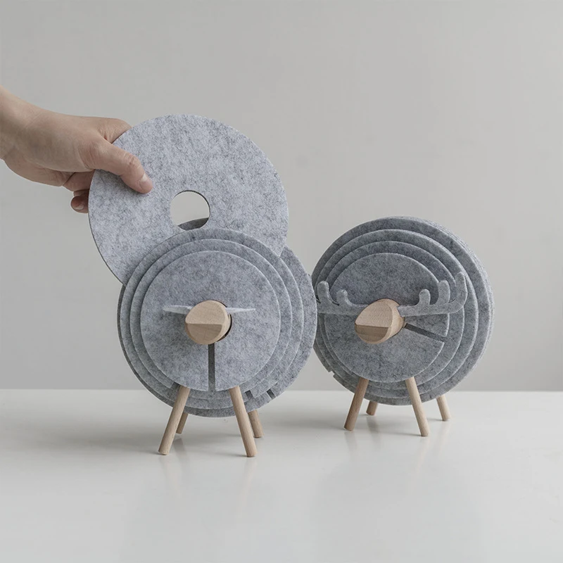 JOUDOO антискользящие подставки для напитков в форме овечки сделай сам