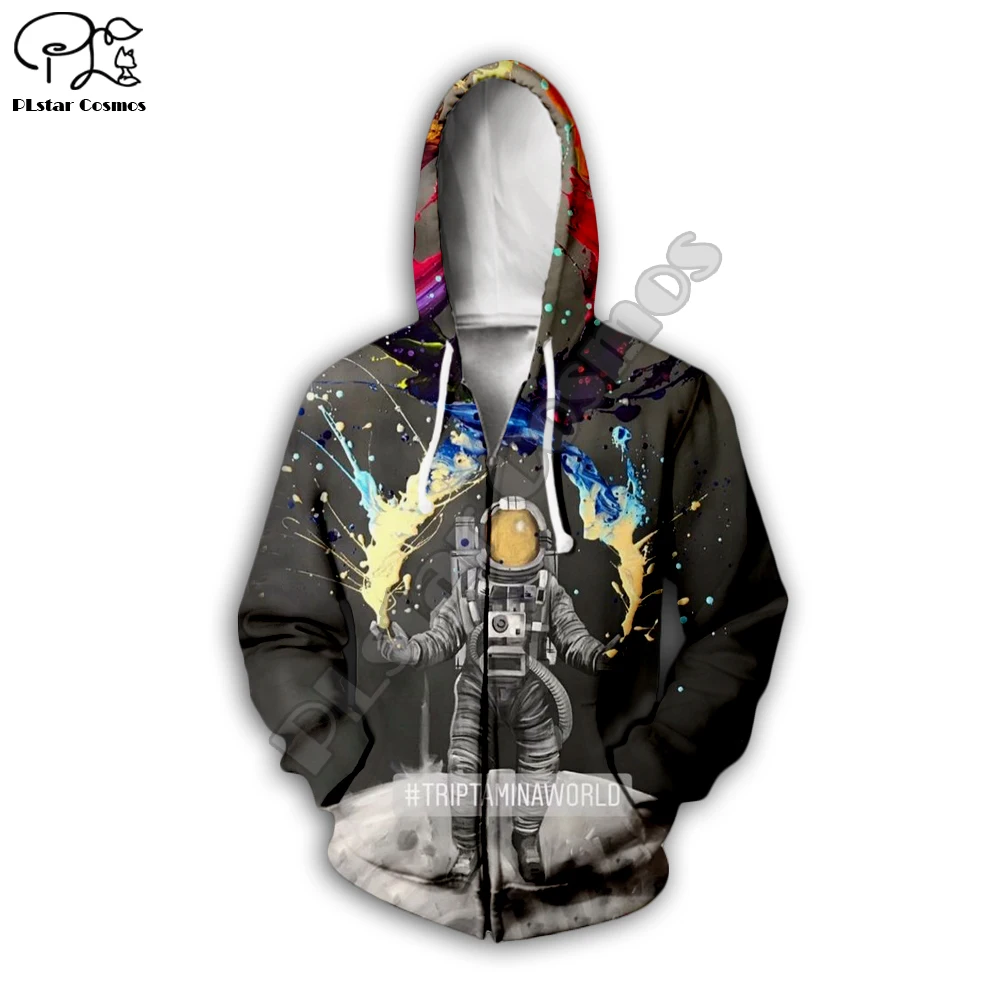 

Newest 3D astronaut space suit Hoodie Sweatshirt Men Women Hoodies Casual Sweatshirt Cute animal astronaut shirt Hoodies yhy-004