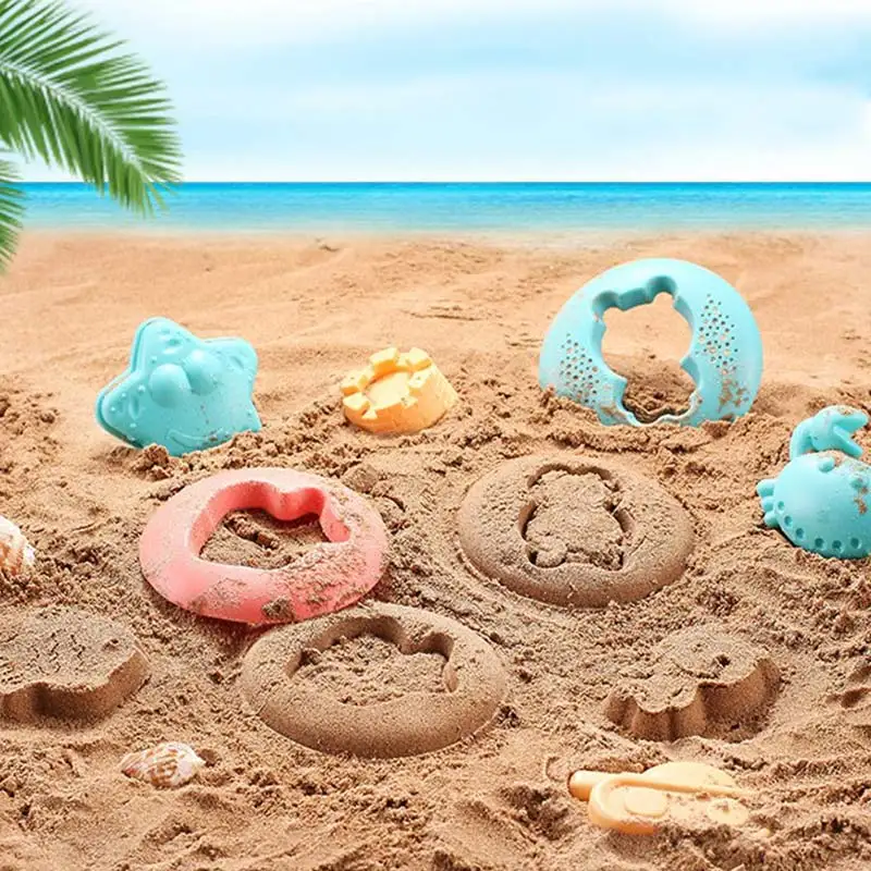 

Silicone Children Beach Toys Summer Digging Sand Tool with Shovel Water Game Play Outdoor Toy Set Sandbox For Boys Girls Gifts