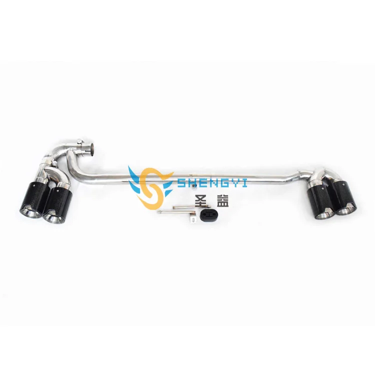 Хорошее качество двусторонняя двойная выхлопная труба из нержавеющей стали с