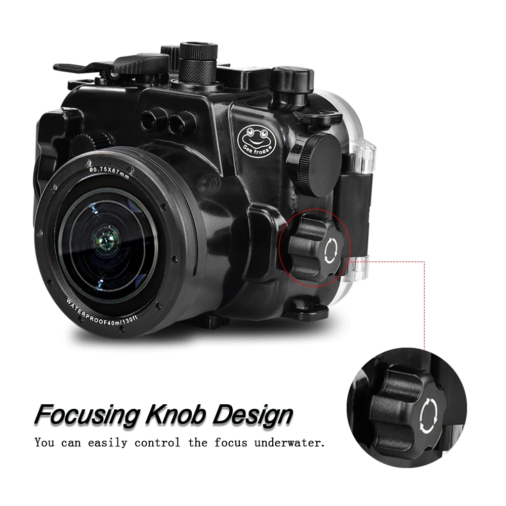 130FT/40 м подводный глубина Дайвинг чехол для Canon PowerShot G1X G1 X Mark III 3 водонепроницаемый корпус камеры крышка коробка