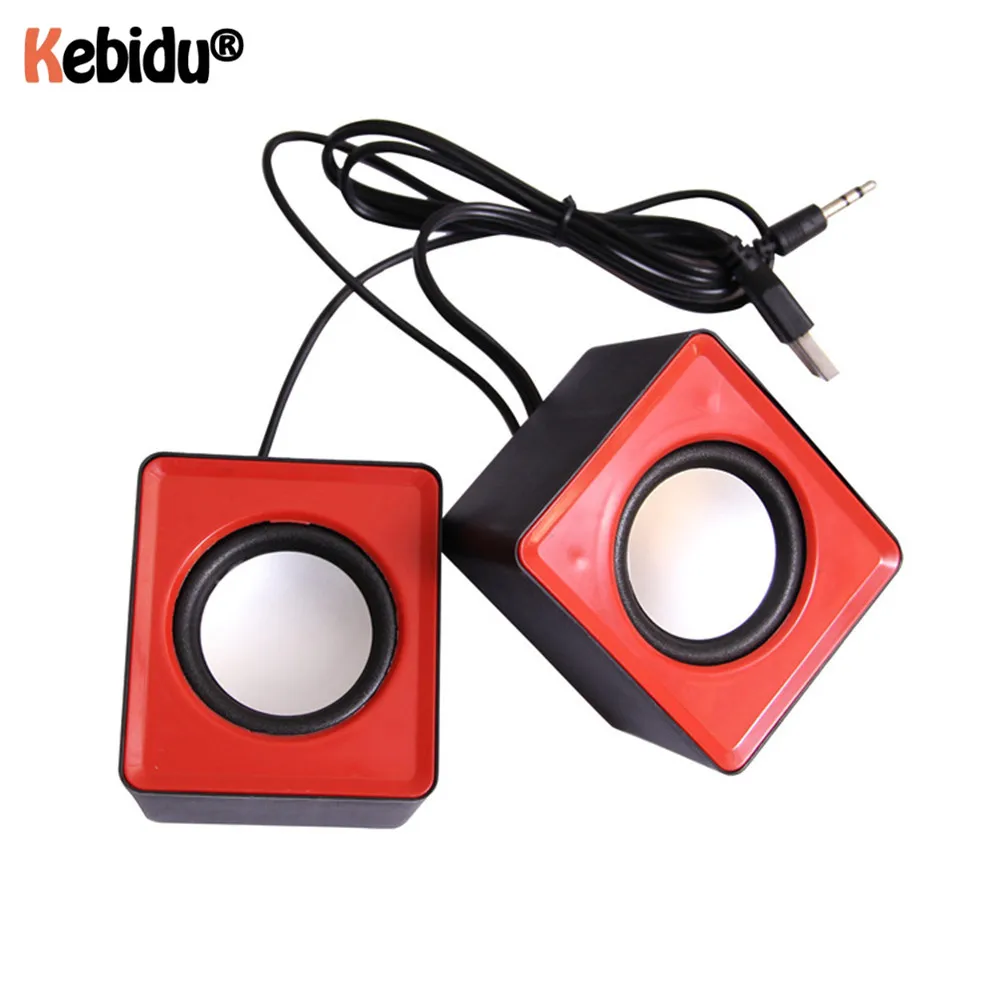Миниатюрная Музыкальная Колонка Kebidumei стереоколонки с USB 2 0 для ПК ноутбука