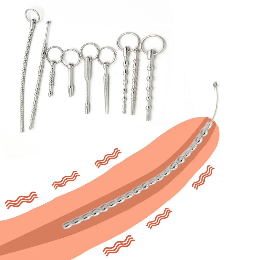 Мужской уретральный катетер Пенис стимулятор расширитель звучание взрослых