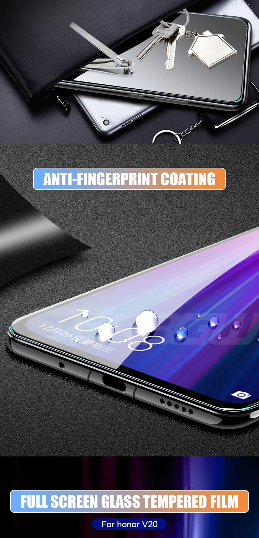 9H защитное стекло на huawei Honor 20 10 9 8 Lite Защитная пленка для экрана для Honor 8X V10 V20 V9 Play закаленное стекло