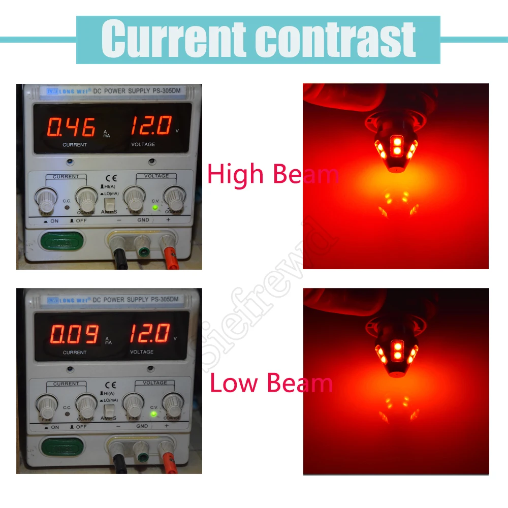 2 шт. светодиодные лампы для задних стоп-сигналов 12-60 в пост. Тока | Автомобили и